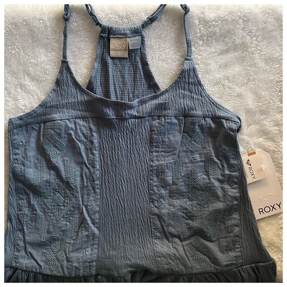 Roxy LaPointe Beaches Embroidered Tank Dress XS - Picture 2 of 4